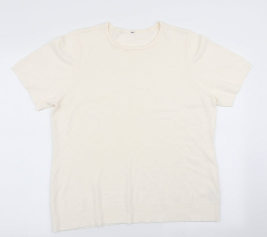 Womens UK Size 18 BHS Ivory Pullover Jumper