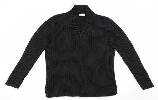 BHS Womens Black   Pullover Jumper Size 16