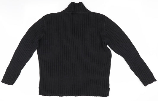 BHS Womens Black   Pullover Jumper Size 16