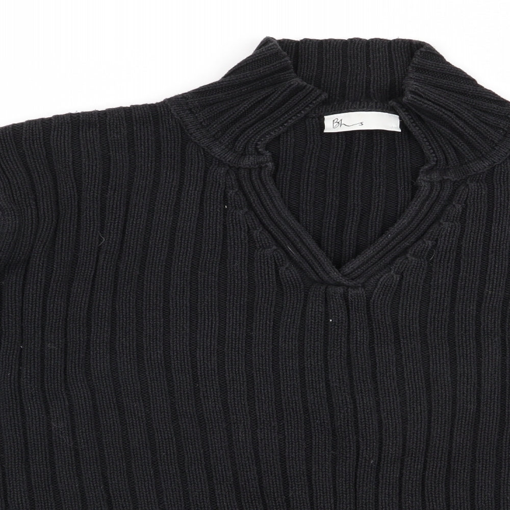 BHS Womens Black   Pullover Jumper Size 16