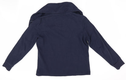 Per Una Womens Blue   Jacket  Size M  - Large Collar
