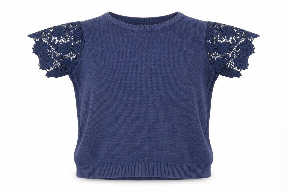 Womens UK Size 12 TU Blue Pullover Jumper