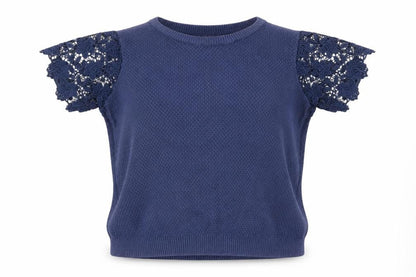 Womens UK Size 12 TU Blue Pullover Jumper