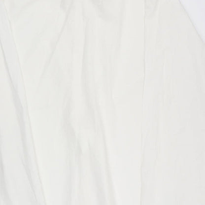 Mens UK Size  Double TWO White  Button-Up Long Sleeve Casual Shirt