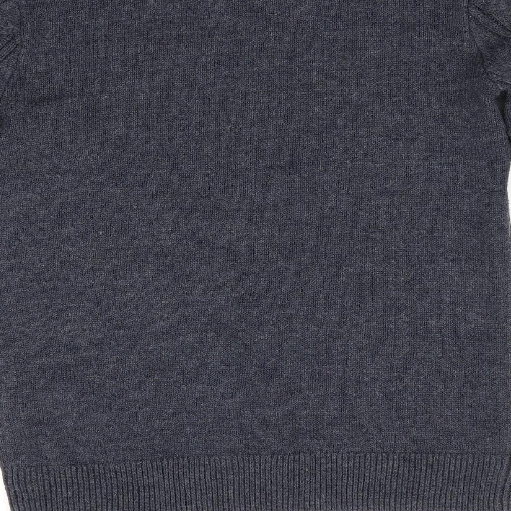 Womens UK Size 4 H&M Blue Pullover Jumper