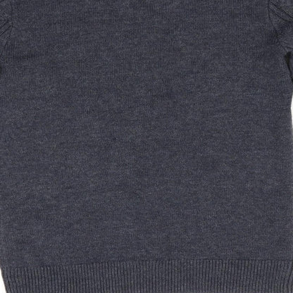 Womens UK Size 4 H&M Blue Pullover Jumper