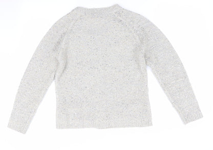 Womens UK Size 12 Dorothy Perkins Grey Cardigan Jumper
