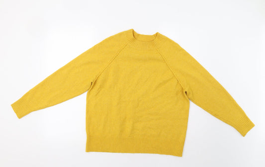George Womens Yellow   Pullover Jumper Size M