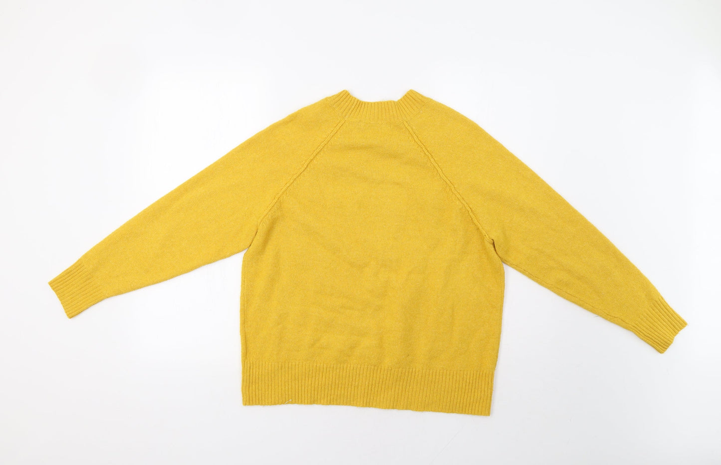 George Womens Yellow   Pullover Jumper Size M