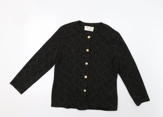 Womens UK Size 16 Bonmarché Black Jacket