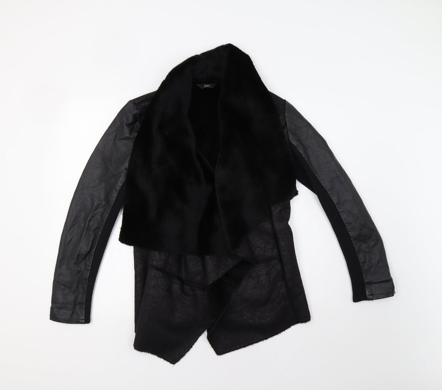 F&F Womens Black   Overcoat Coat Size 10