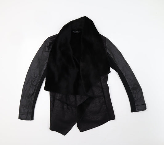 F&F Womens Black   Overcoat Coat Size 10