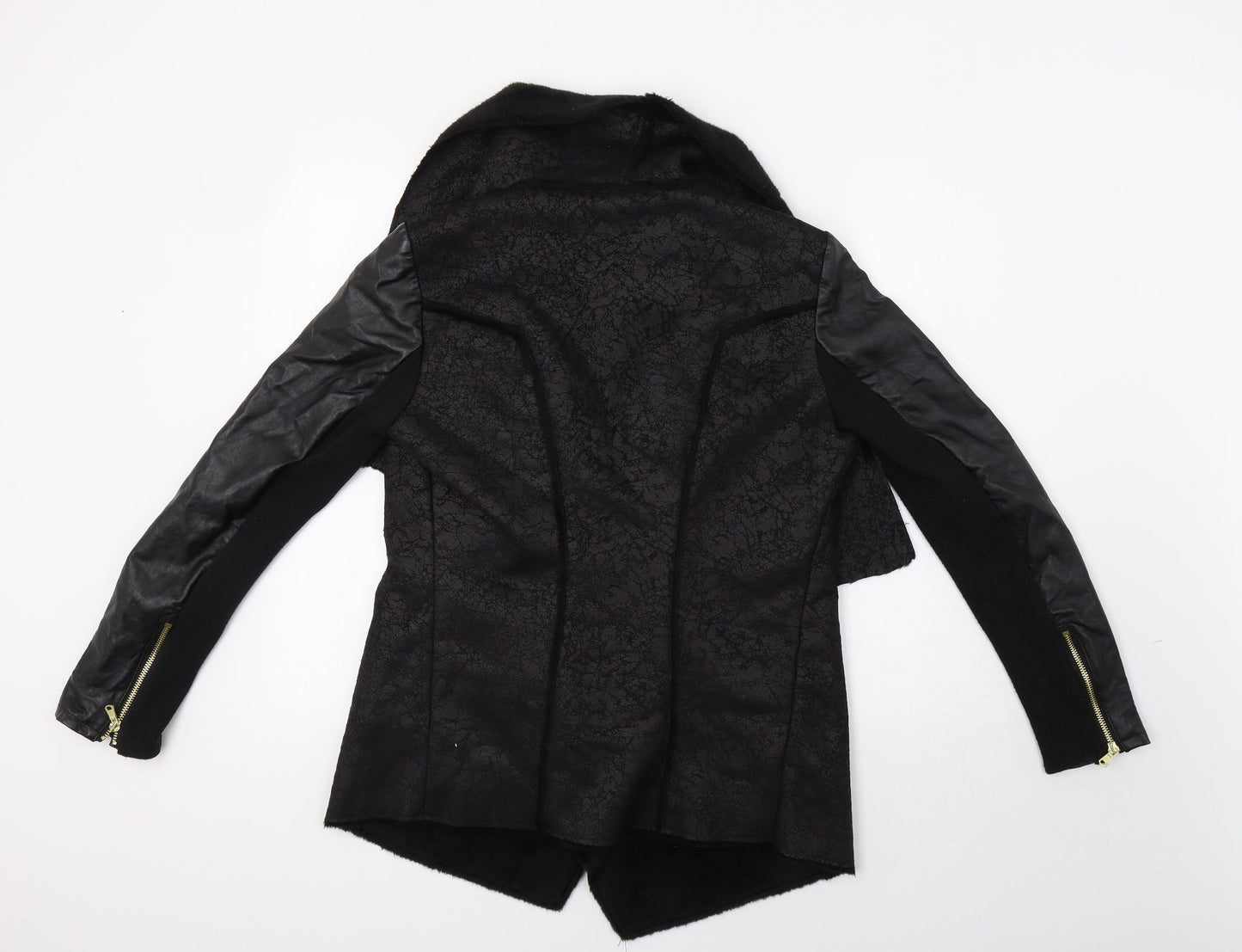 F&F Womens Black   Overcoat Coat Size 10