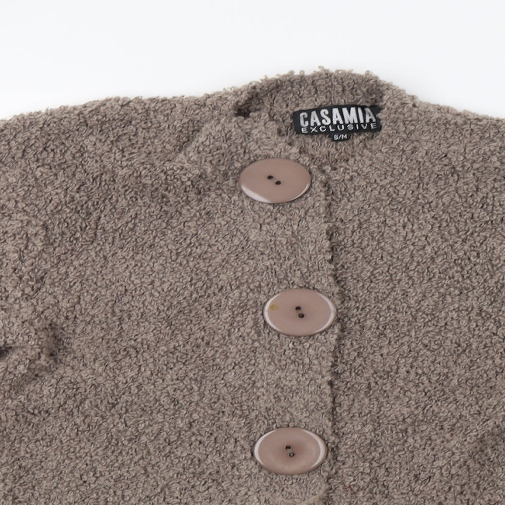 Womens UK Size M Casamia Beige Overcoat