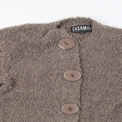 Womens UK Size M Casamia Beige Overcoat