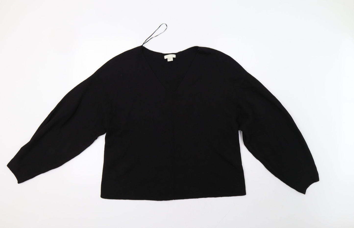 Womens UK Size M H&M Black Pullover Jumper