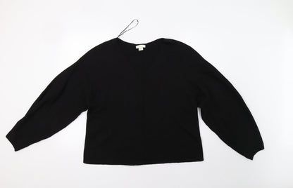 Womens UK Size M H&M Black Pullover Jumper