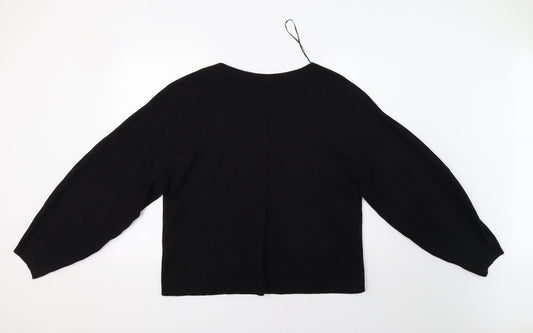 Womens UK Size M H&M Black Pullover Jumper