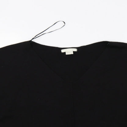 Womens UK Size M H&M Black Pullover Jumper