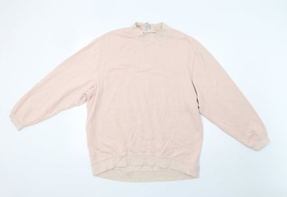 H&M Womens Pink   Pullover Sweatshirt Size M