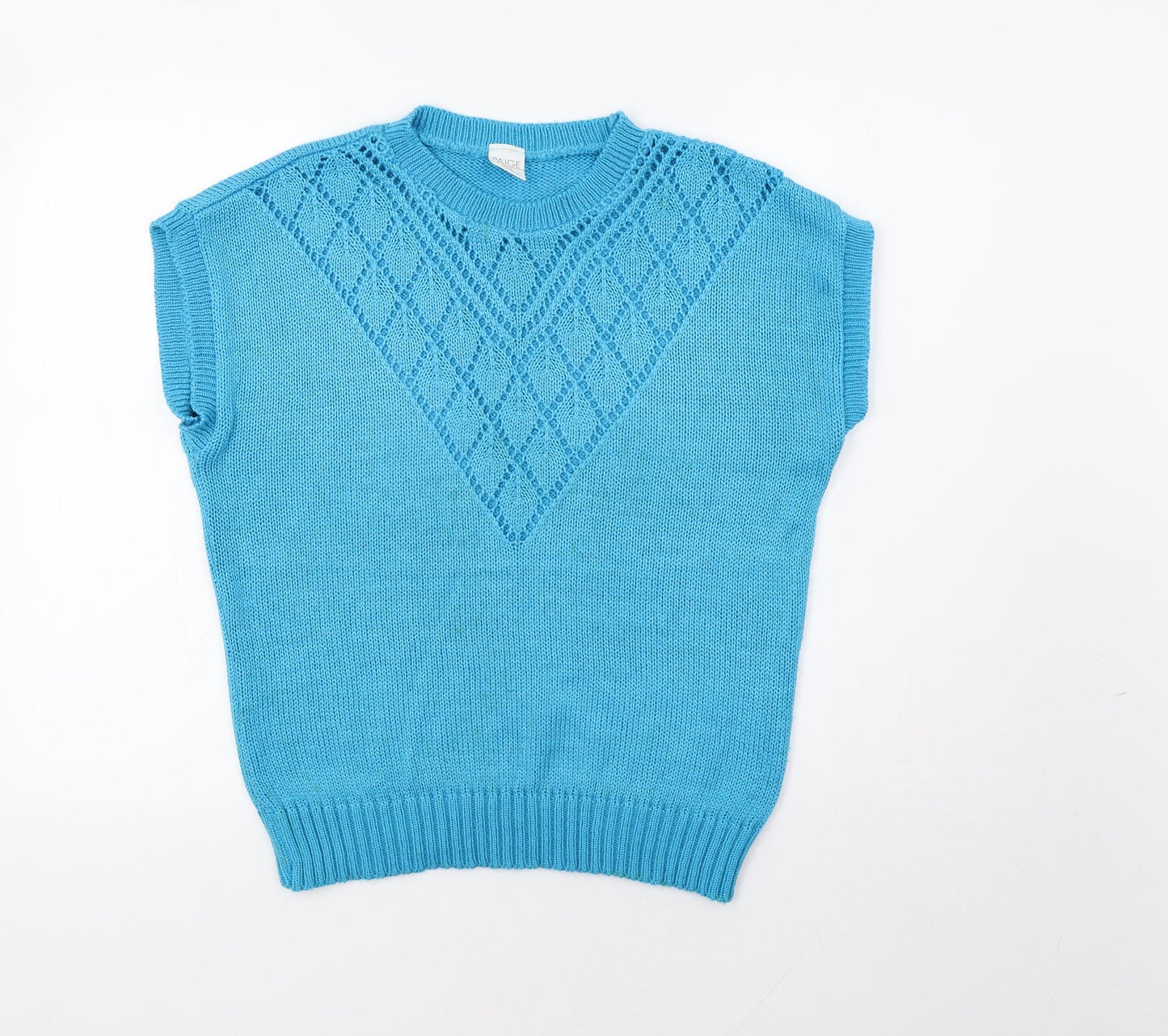 Paige Womens Blue   Vest Jumper Size 14