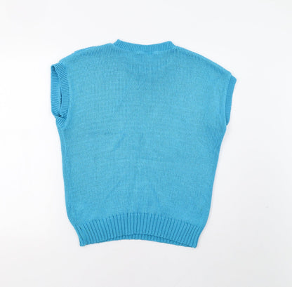 Paige Womens Blue   Vest Jumper Size 14