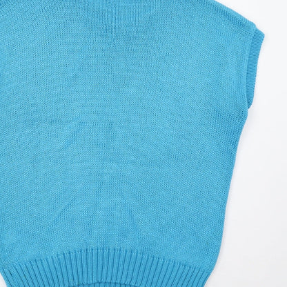 Paige Womens Blue   Vest Jumper Size 14
