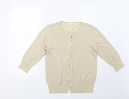 Womens UK Size 14 Berkertex Gold Cape Jumper