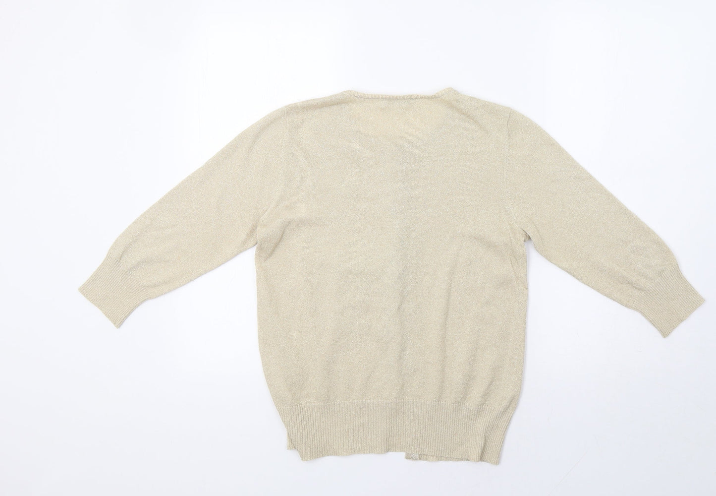 Womens UK Size 14 Berkertex Gold Cape Jumper