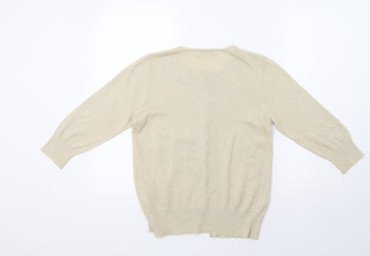 Womens UK Size 14 Berkertex Gold Cape Jumper