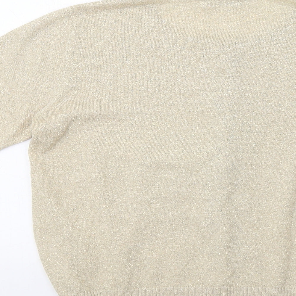 Womens UK Size 14 Berkertex Gold Cape Jumper