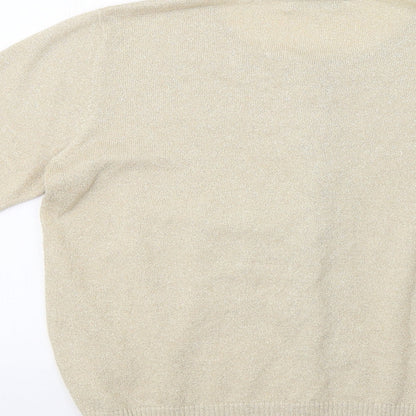 Womens UK Size 14 Berkertex Gold Cape Jumper