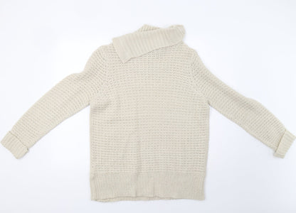 Womens UK Size 16 BHS Beige Pullover Jumper
