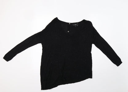 Womens UK Size 10 NEXT Black Pullover Jumper