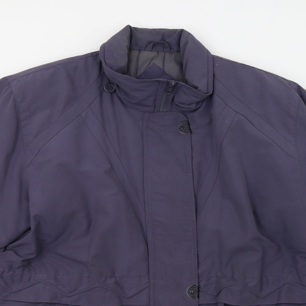 Drizzler Womens Blue   Overcoat Coat Size 12