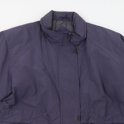 Drizzler Womens Blue   Overcoat Coat Size 12
