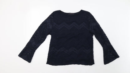 Womens UK Size 14 M&S Blue Pullover Jumper