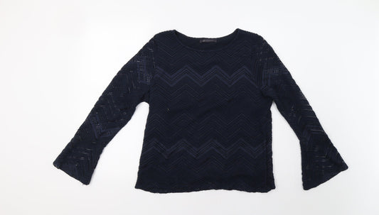 Womens UK Size 14 M&S Blue Pullover Jumper