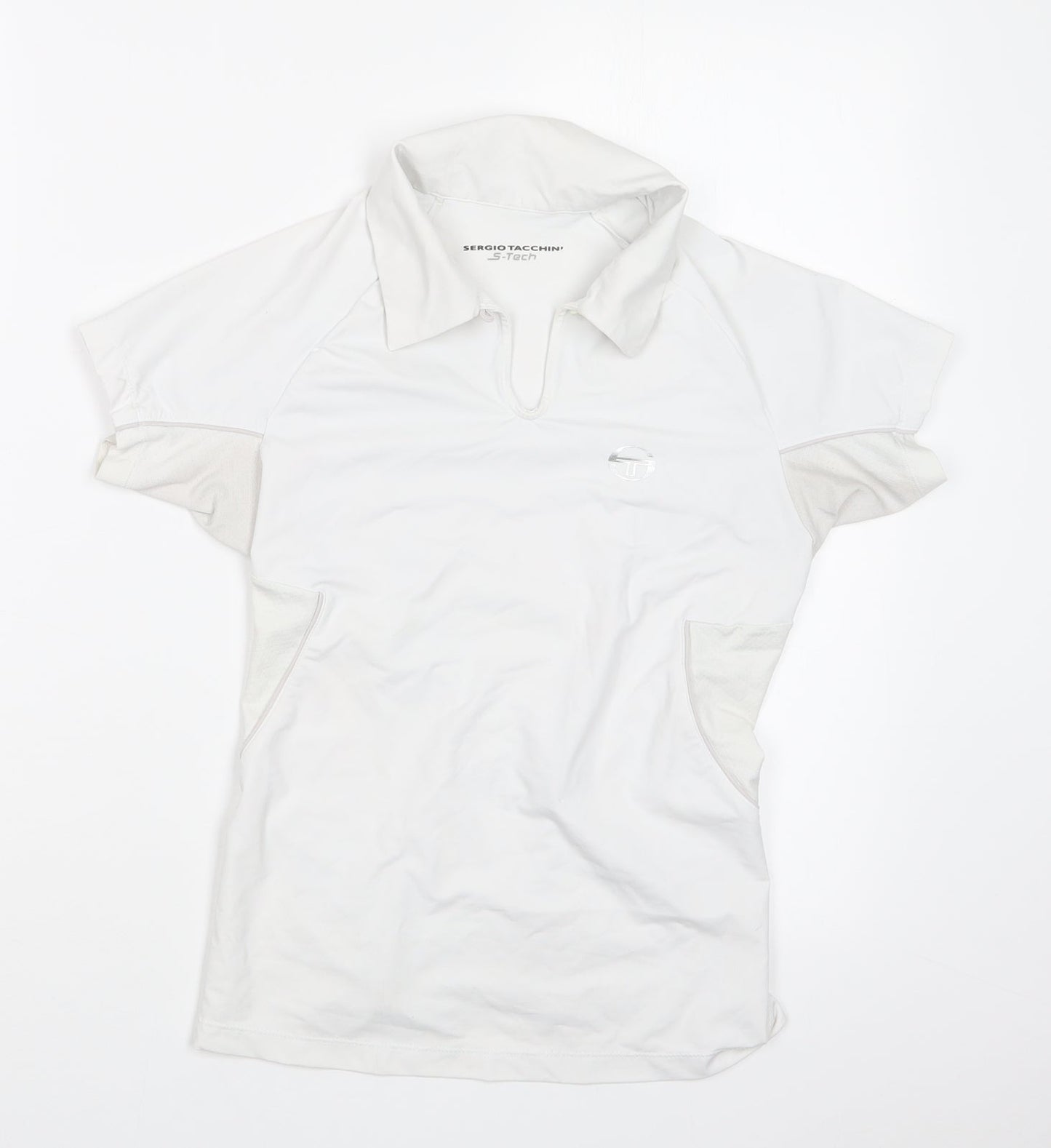 Sergio Tacchini Womens White   Basic T-Shirt Size S