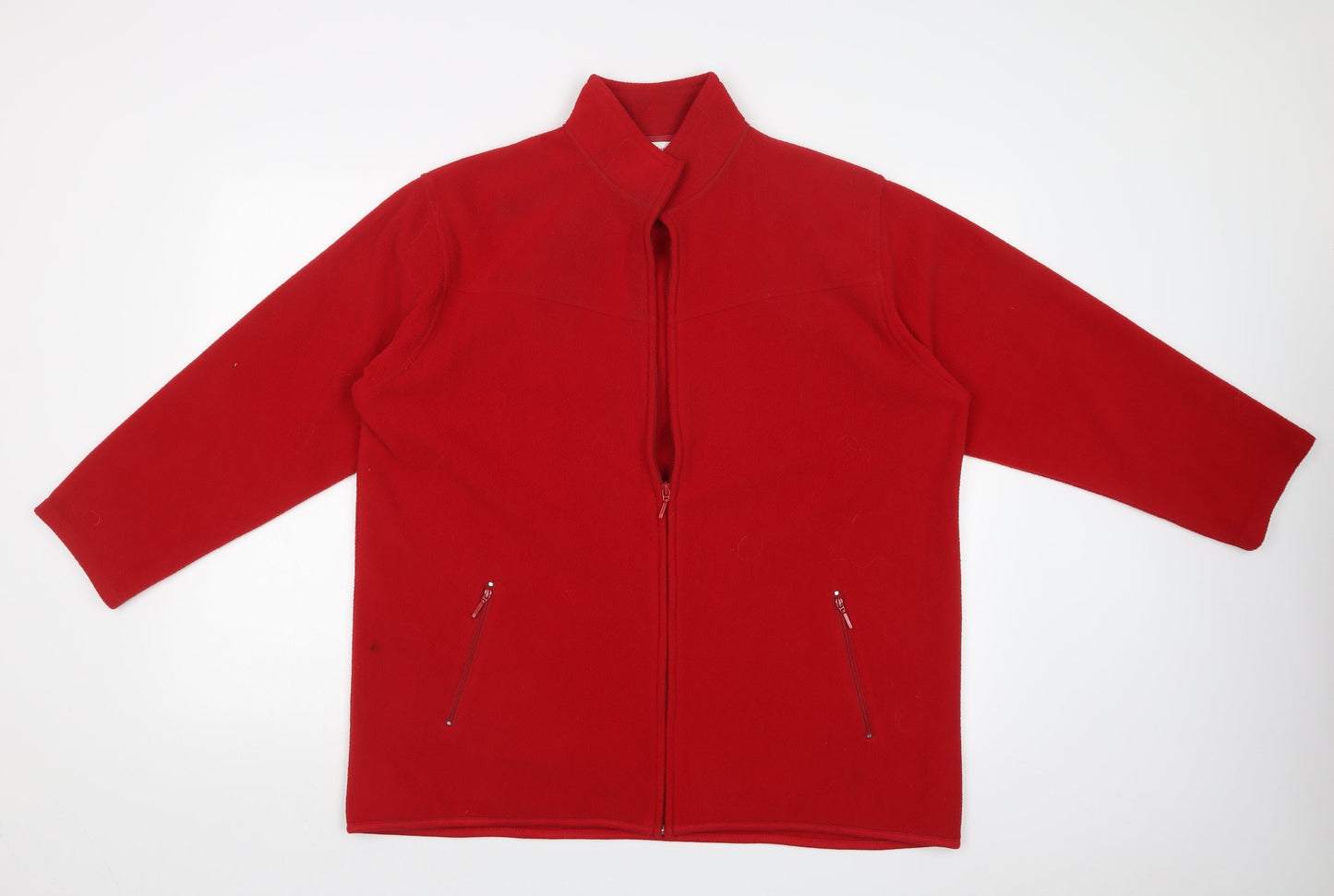 EWM Womens Red   Full Zip Jumper Size L
