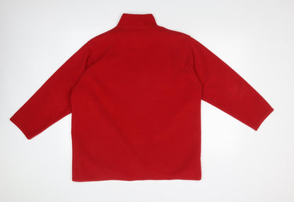EWM Womens Red   Full Zip Jumper Size L