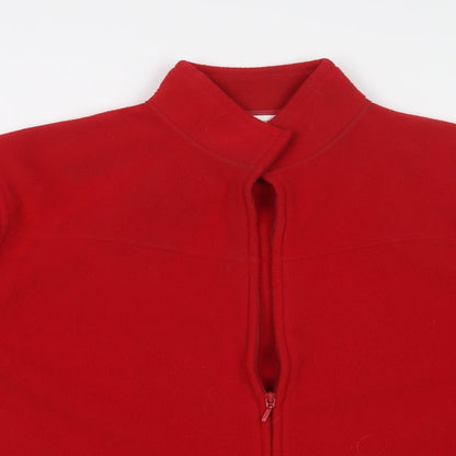 EWM Womens Red   Full Zip Jumper Size L
