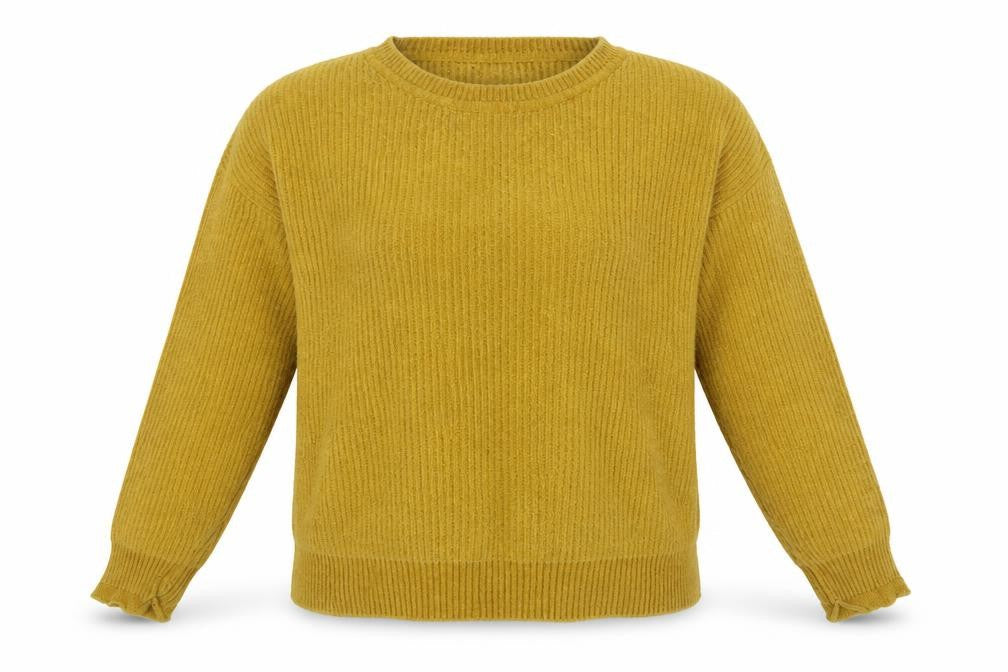 Womens UK Size L Primark Yellow Pullover Jumper