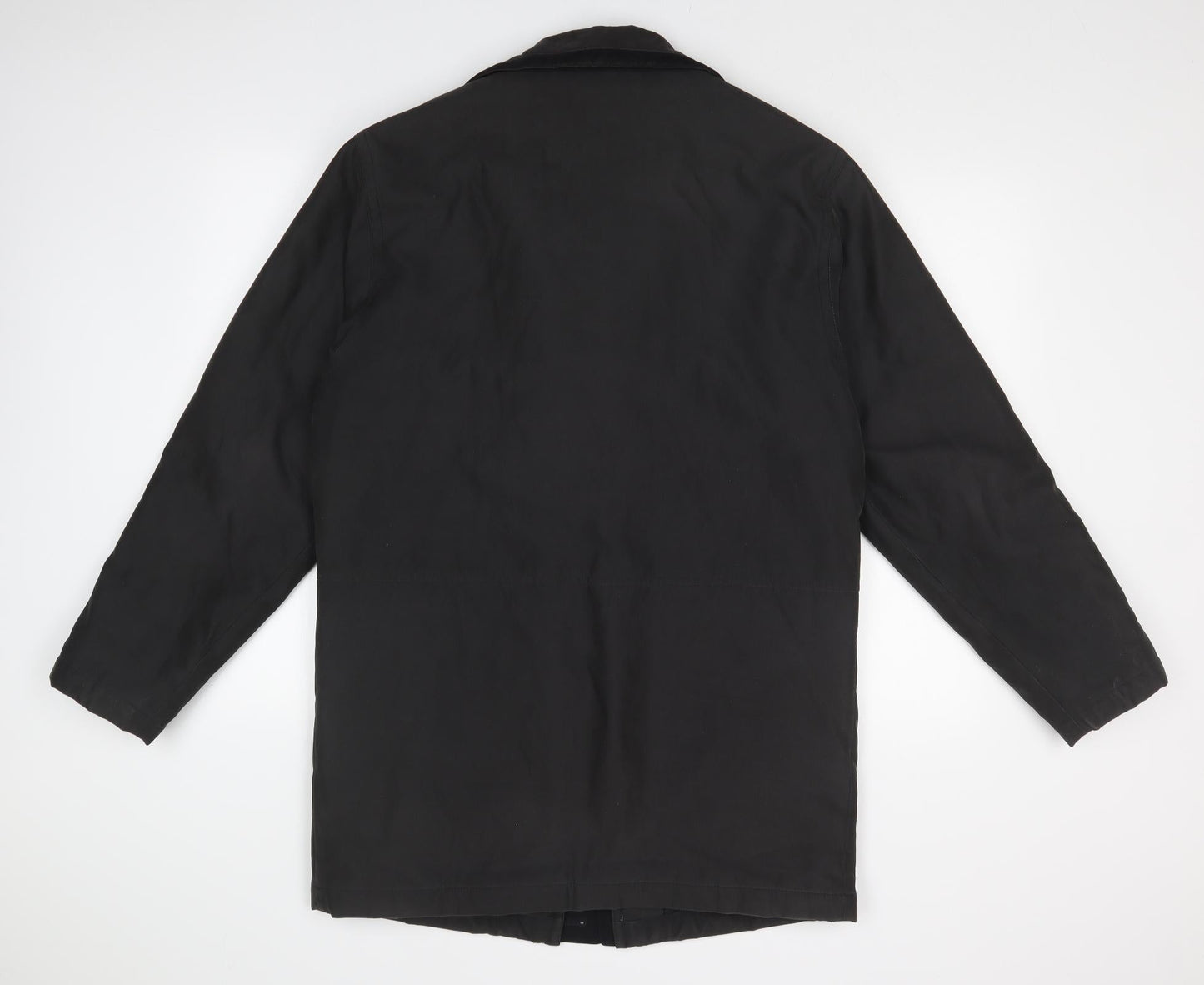 Mens UK Size S EWM Black Overcoat