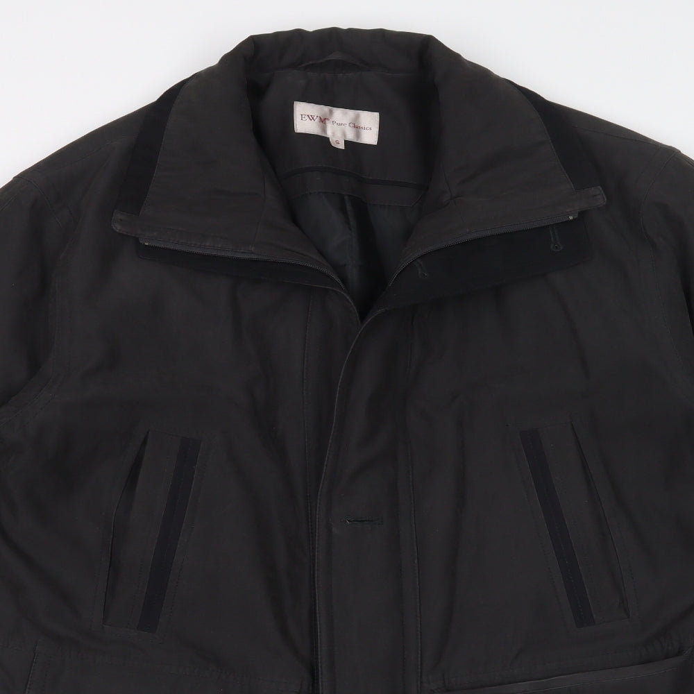 Mens UK Size S EWM Black Overcoat