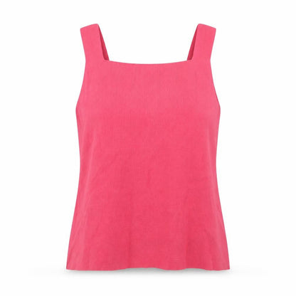 Womens UK Size L Nightingales Pink Basic Tank