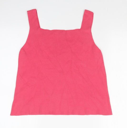 Nightingales Womens Pink   Basic Tank Size L