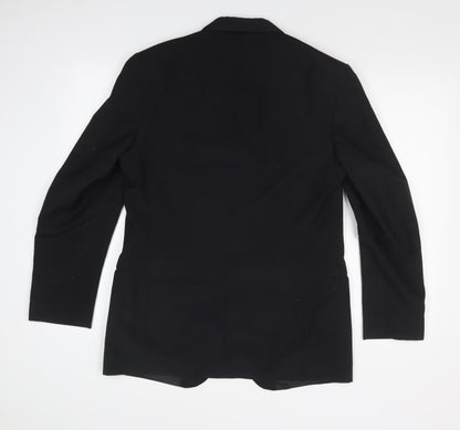 Mens UK Size  HAWKSMOOR Regular Black Suit Jacket