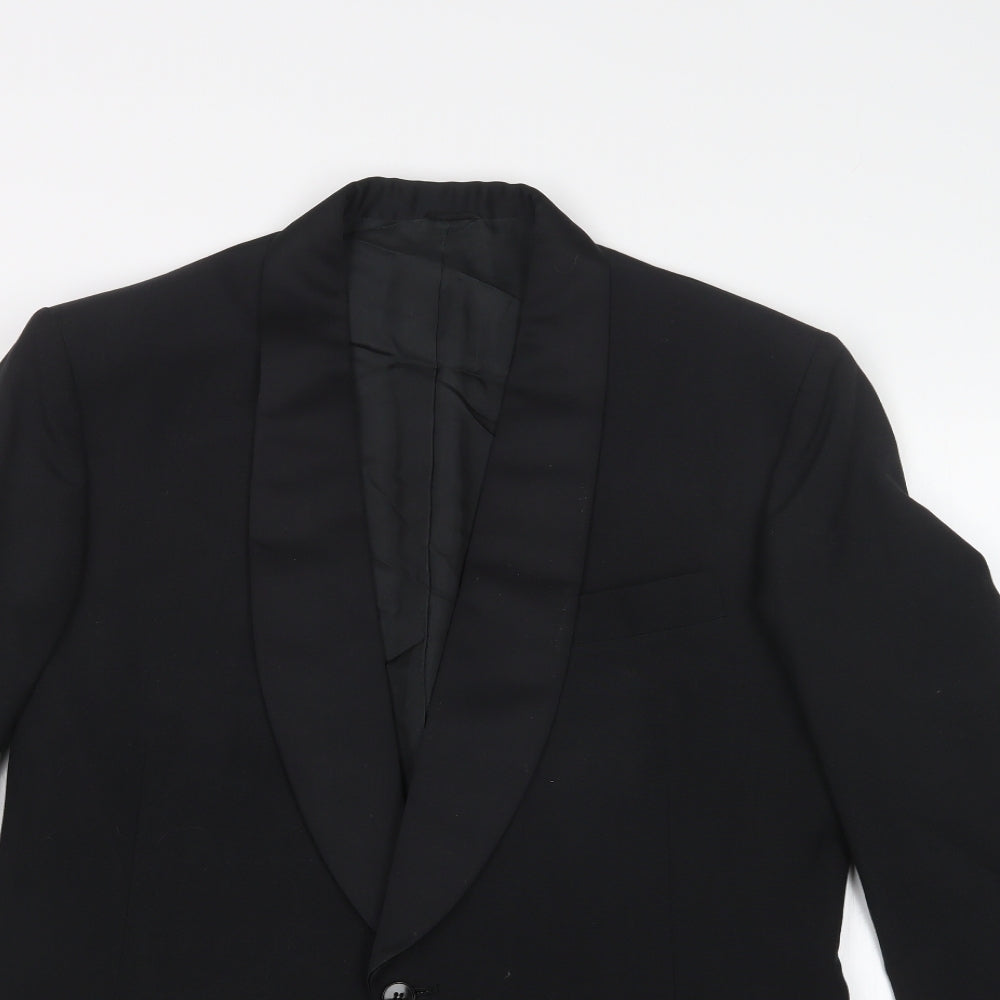 Mens UK Size  HAWKSMOOR Regular Black Suit Jacket