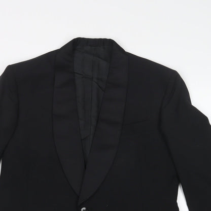 Mens UK Size  HAWKSMOOR Regular Black Suit Jacket